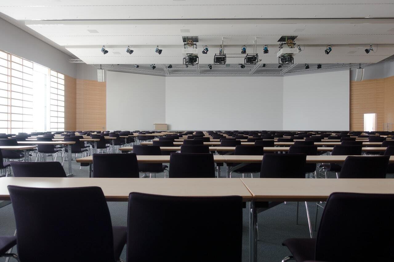 empty lecture theatre