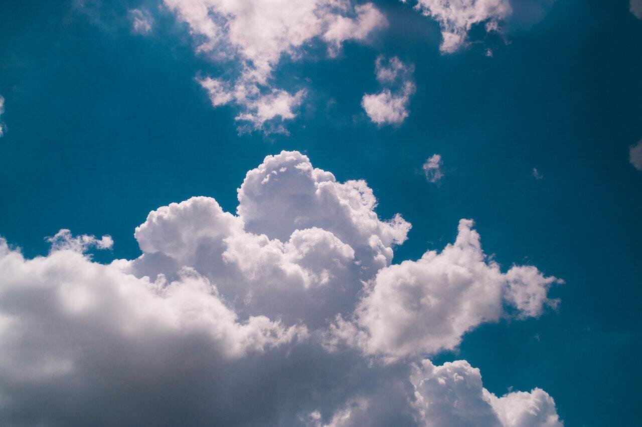 sky with dramatic clouds